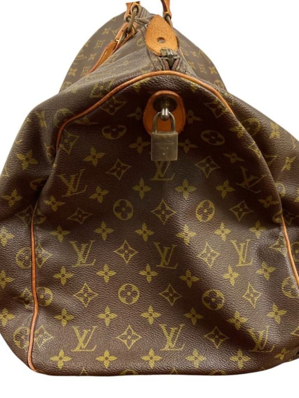 Louis Vuitton Keepall 55 Monogram Boston Bag Brown - Picture 4 of 16